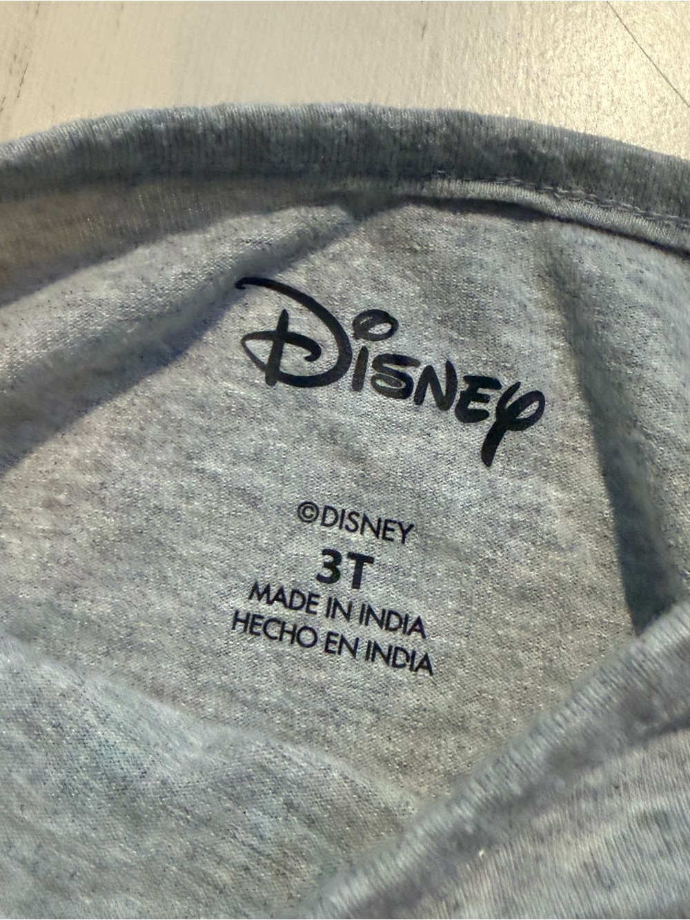 Disney The Little Mermaid Ariel Girls 3T Gray Long Sleeve Graphic Shirt - Picture 3 of 6